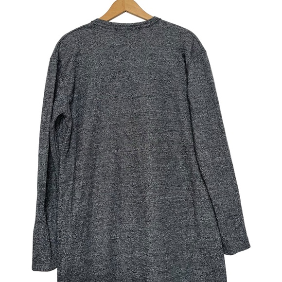 FP Beach by Free People Bicostal Duster Cardigan Long Line Charcoal Grey Small - Picture 9 of 14